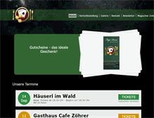 Tablet Screenshot of magicdinner.at